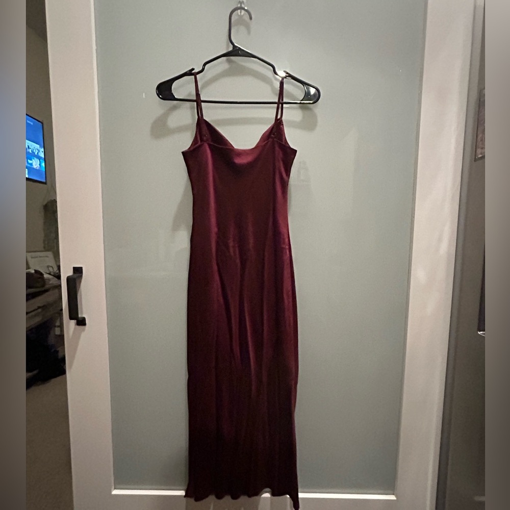Express Deep Red Maxi Dress